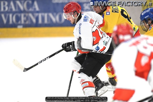 2021-01-24 Hockey Asiago-Valpellice Bulldogs U19 2780 Samuel Payra